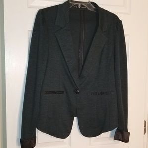 Maurices green/black blazer
